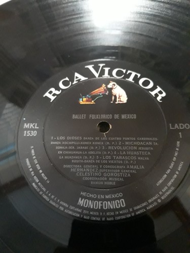 Ballet Folklorico De Mexico-RCA Victor-MKL1530-1963-VG+ - Picture 4 of 5