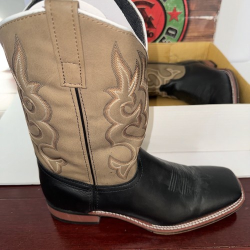 Laredo Men's Basic Stockman Western Boot - Broad Square Toe - 7877 - Picture 3 of 8