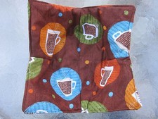 Reversible Safety Microwave Bowl Holder Pot Holder Handmade New Made in USA 01