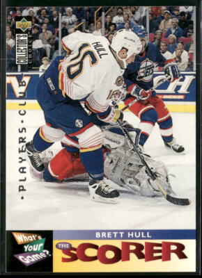 Brett Hull 1995-96 Collector's Choice Player's Club #364 - St. Louis Blues