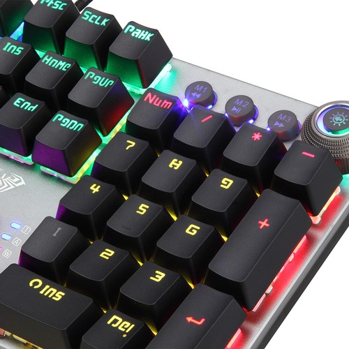 AULA F2088 104 Keys Wired Gaming Mechanical Keyboard Mixed Effect O4E3 - Picture 11 of 11