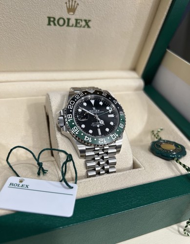 Brand New Rolex GMT-Master II Jubilee “Sprite, Lefty” Watch - Box & Papers