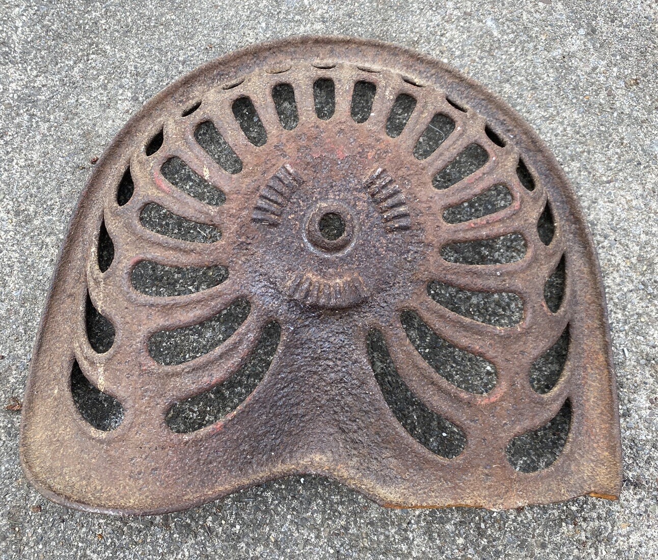 Antique Cast Iron Champion Tractor Seat Implement Seat 19"x16" eBay
