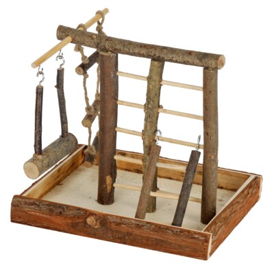 Vogelspielplatz Bobo Holz Spielplatz 28 x 25 x 20 cm Kanarien Sittiche