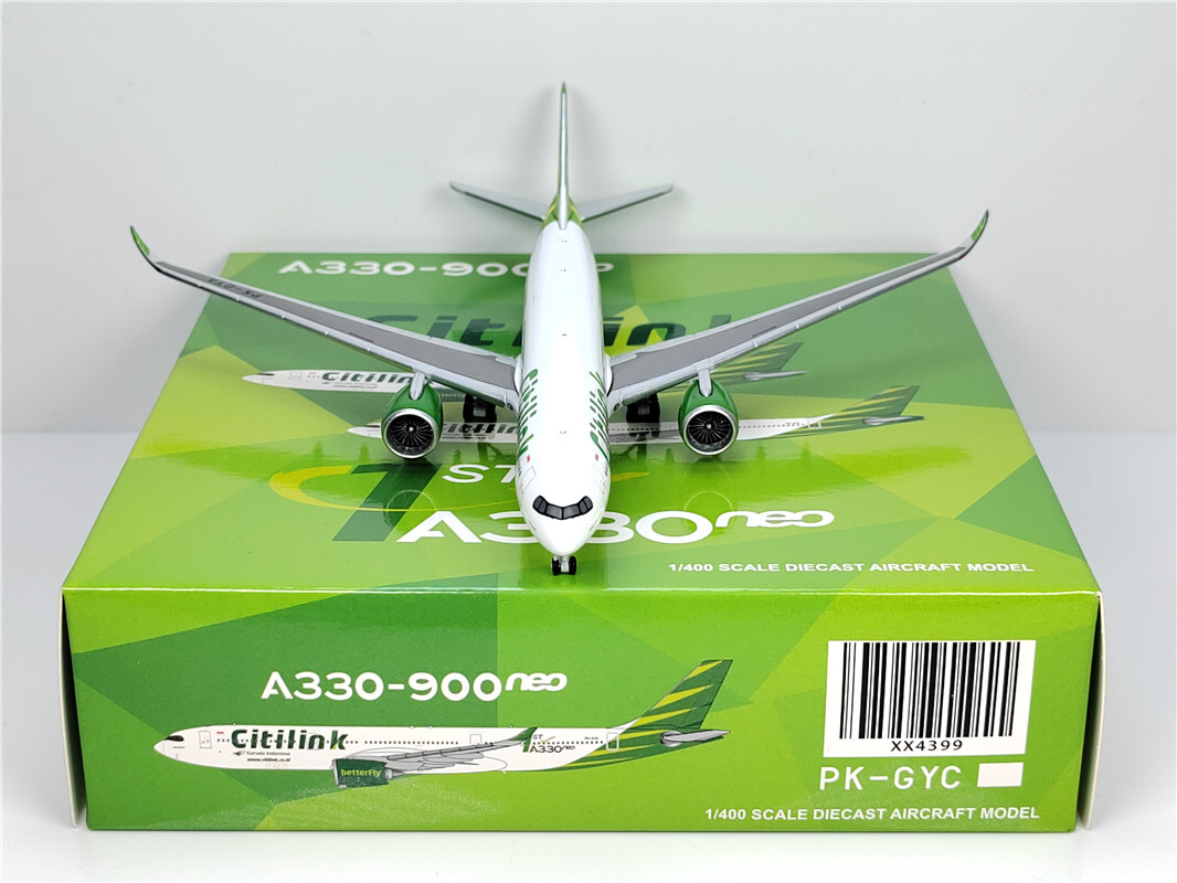1:400 JC Wings CITILINK AIRBUS A330-900neo Passenger Airplane
