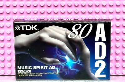 TDK  AD 2  80  TYPE II   BLANK CASSETTE TAPE (1) (SEALED)