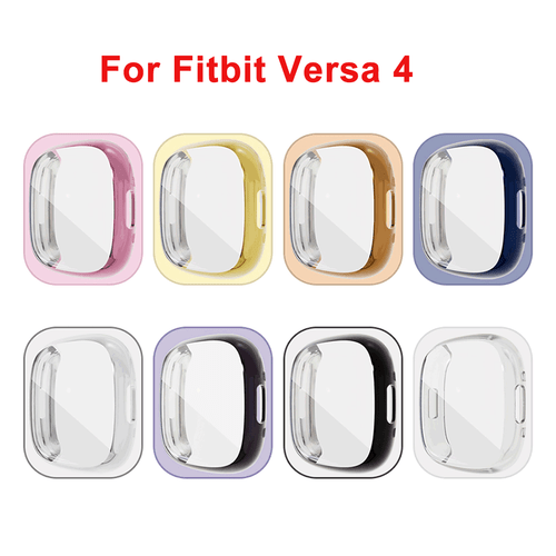 For Fitbit Versa 4 Watch Screen Case Shell Protector 360 Slim Cover Full Cover - Picture 1 of 20