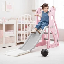 3 in1 Toddler Slide with Extra Long Slipping Slope,Indoor Slide,Outdoor Toys
