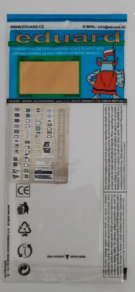 EDUARD 1:48 FOTOINCISIONI PER AEREO F/A - 18F  INTERIOR PER HASEGAWA  KIT  49334 - Immagine 2 di 2