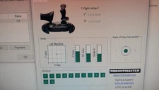Thrustmaster T Flight Hotas X V.2 Flight Simulator PC USB 3 2 Tested Clean Read