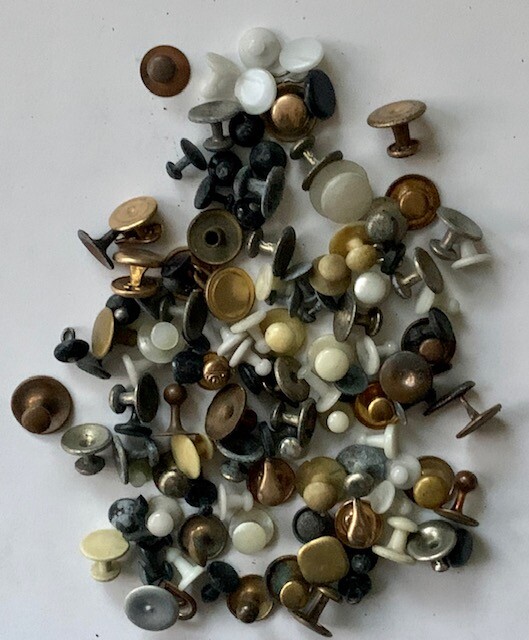 RARE! 100 + Antique Victorian Edwardian Shirt Studs C… Gem