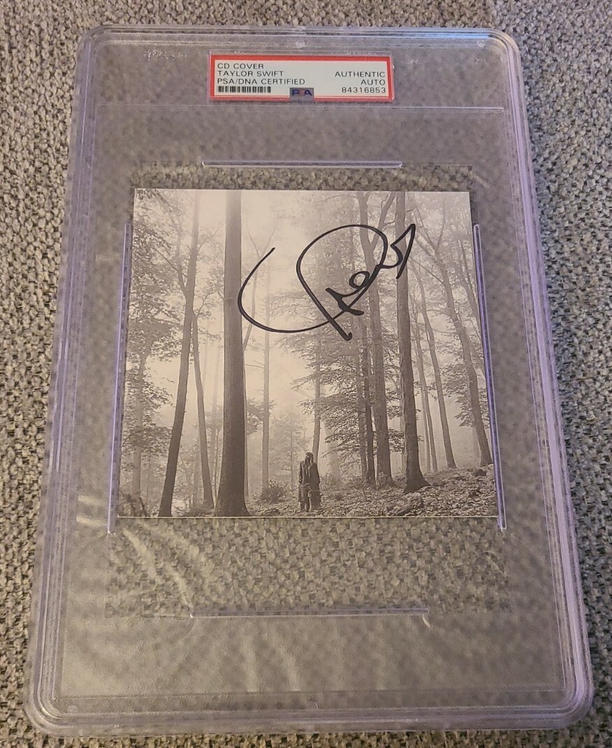 Taylor Swift「folklore」　サイン入りアルバム Taylor Swift Folklore Limited Edition Autographed CD Signed