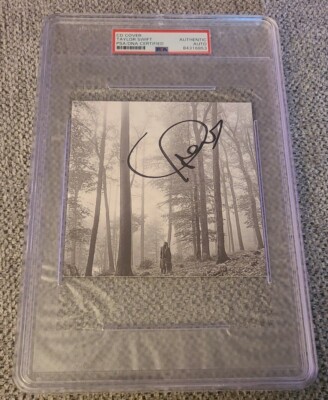 taylor swift forelore 直筆サインCD Taylor Swift Folklore Limited Edition Autographed CD Signed