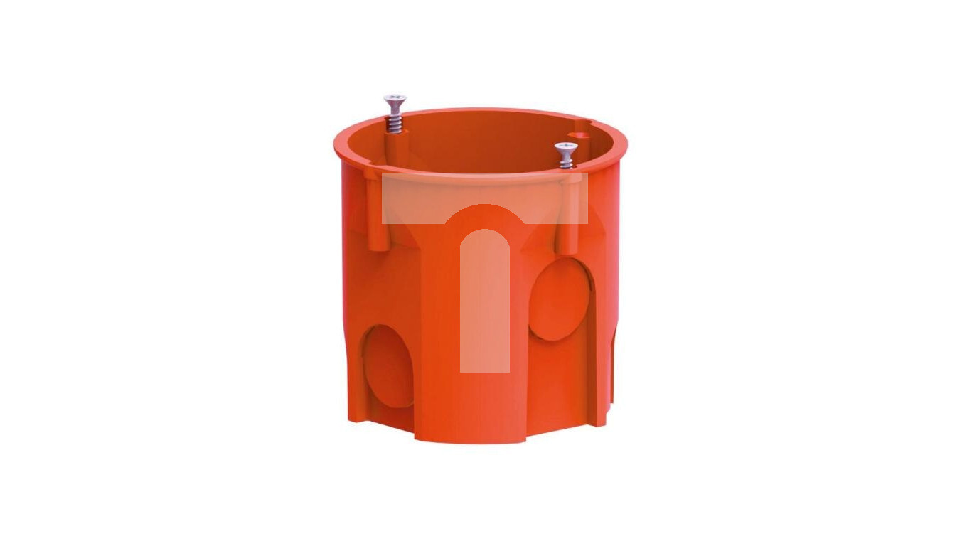 60mm deep box with screws orange PK-60 LUX 0206-51 / 60pcs / /T2UK