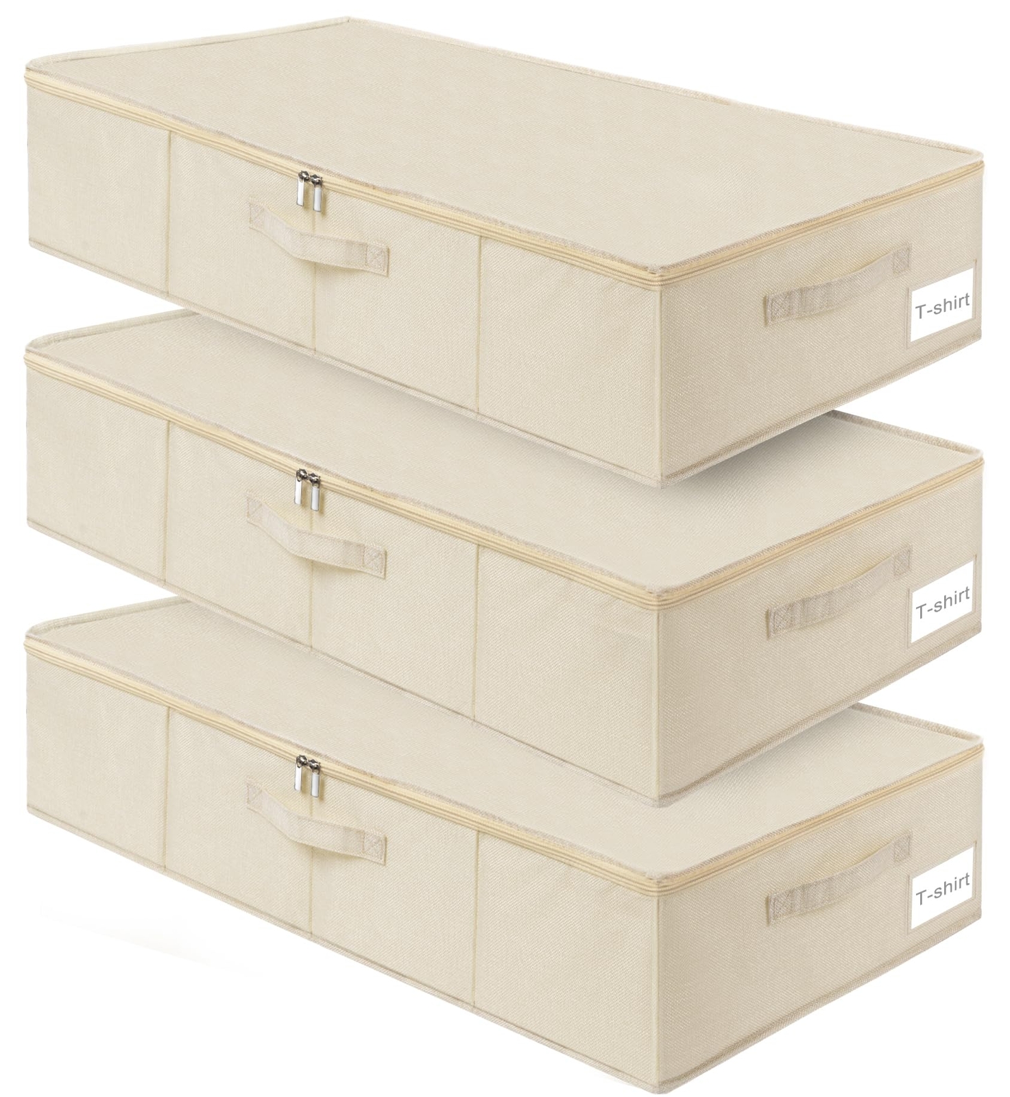 Underbed Storage Bags 3 Pack with Handles Large Capacity-image