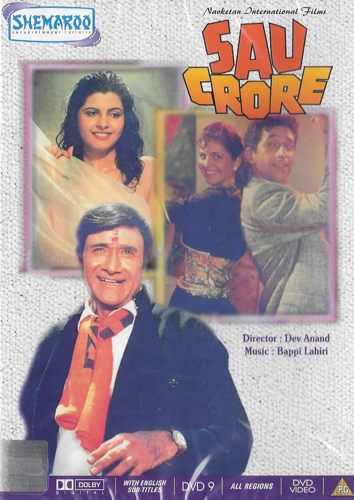 SAU CRORE - DEV ANAND - NASEERUDDIN SHAH - NEW BOLLYWOOD DVD - FREE UK POST