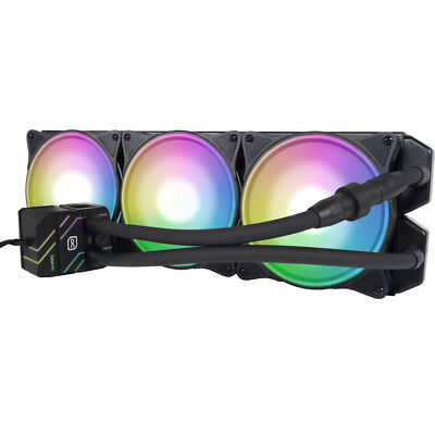 Alphacool Eisbär Pro Aurora 420 CPU 420mm, Wasserkühlung, schwarz