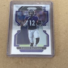 2021 Panini Prizm #340 Rashod Bateman Base Rookie RC Baltimore Ravens A-53