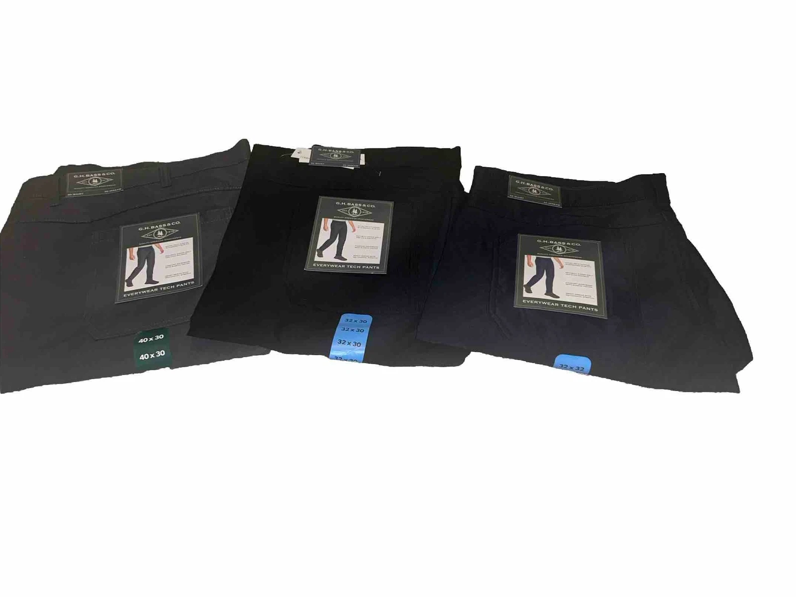 G.H. Bass & Co. Men's Everywhere Tech Pants - PICK Sizes And Colors