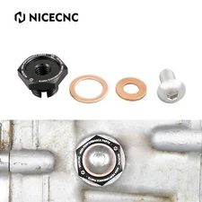 NICECNC Reducer Oil Drain Plug Bolt For Yamaha Raptor 700 700R YFM700 2011-2026