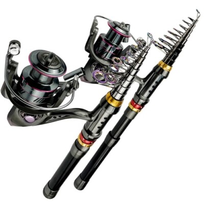Fishing Set Telescopic Fishing Rod Combo Spinning Reel Kits Sea Boat Pole | eBay Fishing Set Telescopic Fishing Rod Combo Spinning Reel Kits Sea Boat Pole | eBay