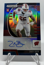 2020 Panini Prizm Draft Picks Rookies Blue Zack Baun #214 Rookie Auto RC