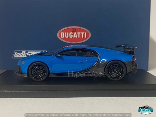 LOOKSMART 1/43 BUGATTI CHIRON PUR SPORT #16 2020 BLUE ART. LS520A - Picture 2 of 4