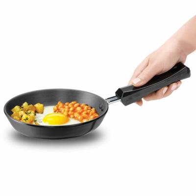 Anodised Frying Pan, Capacity 0.6 Litre, Diameter 18 cm, Thickness 4.06 mm
