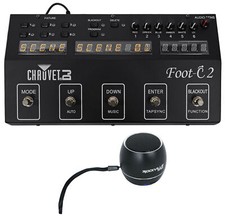 Chauvet DJ Foot C-2 36-Channel DMX Foot Controller MIDI Input Bluetooth Speaker