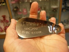 Vintage Advertising Shoehorn - Stover's Shoe Store