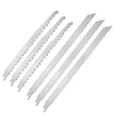 Stainless Steel Reciprocating Saw Blades for Frozen Meat Beef Bone Food 6 PACK