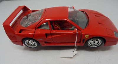 Bburago 1987 Ferrari F40 Red 1:18 Scale Diecast Model Car Original