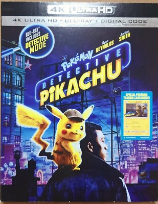 Pokemon Detective Pikachu (4K Ultra HD) Starring RYAN REYNOLDS 