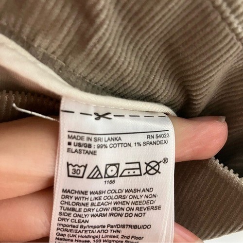 Banana Republic slim fit traveler corduroy pants khaki tan men’s size 32 x 32 - Bild 4 von 6