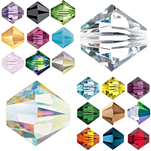 Swarovski 5328 XILION Crystal Bicone Beads Jewelry Making *U Pick Size & Color - Picture 1 of 123