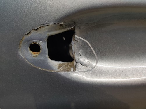 2005 MASERATI QUATTROPORTE M139 RIGHT REAR BARE DOOR - Picture 2 of 7