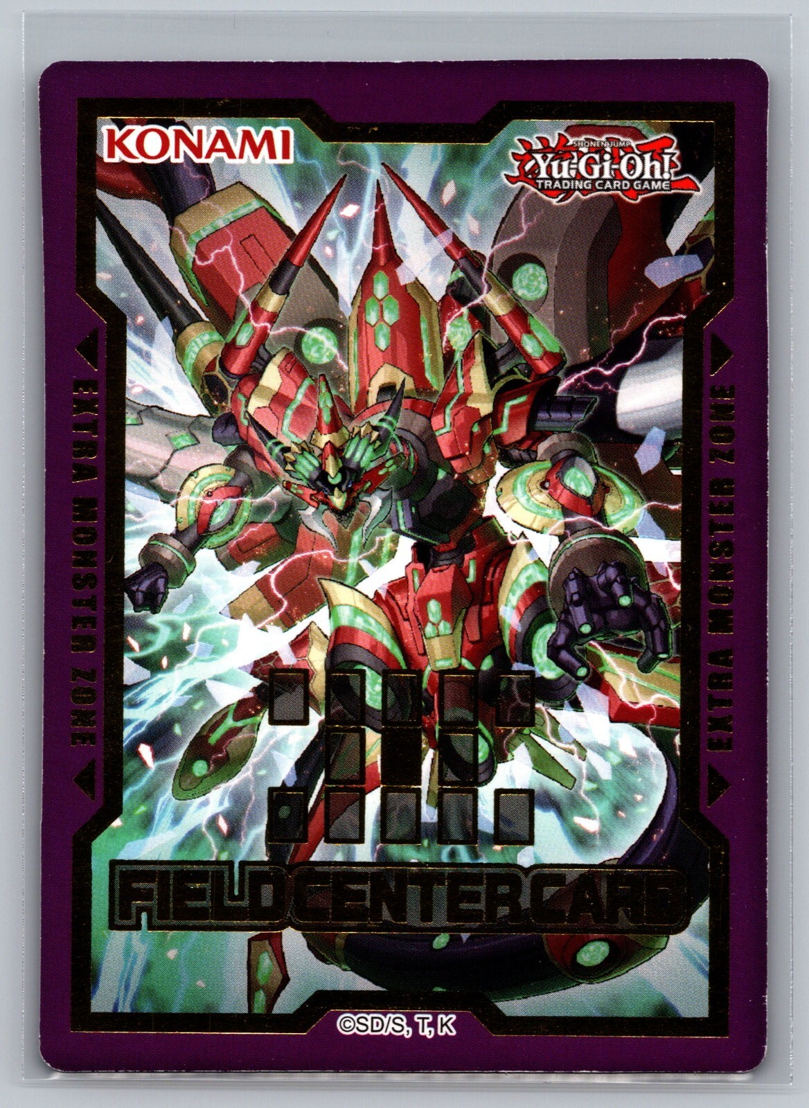 Field Center Card Borrelcode Dragon Token Yugioh CCG Burst of Destiny ENGLISH