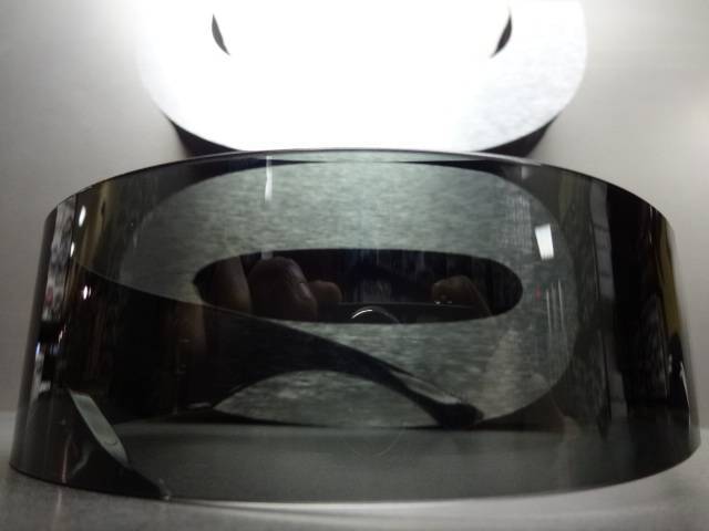 SPACE ROBOT RAVE DJ COSTUME CYCLOPS FUTURISTIC SHIELD SUN GLASSES Yellow Frame E - Foto 5