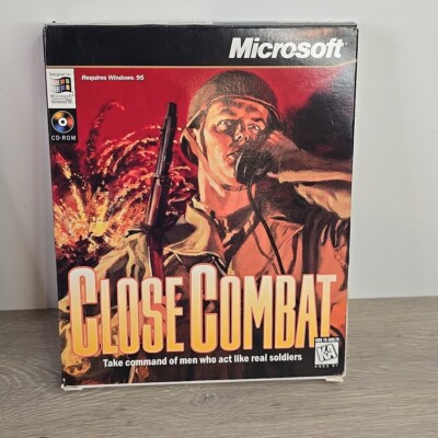 Close Combat MAC OS Microsoft Game 1996 Vintage WW2 Army Miltary