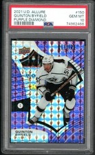 QUINTON BYFIELD 2021-22 UD Allure PURPLE DIAMOND ROOKIE #9/10 PSA 10 Gem Mint RC