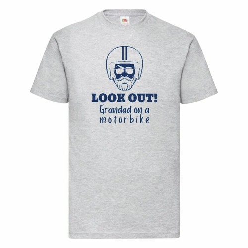 Look Out Grandad On A Motorbike T-Shirt Small-2XL - Picture 19 of 28