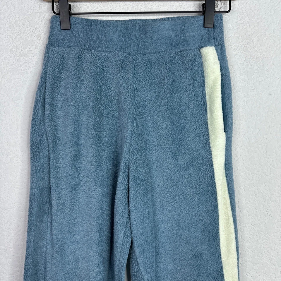 Pantalones Free People para mujer XS azul lunes polar cintura elástica salón boho jogger Foto 3 de 4