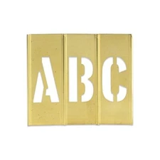 CH Hanson 10071 2" 45 Piece Interlocking Letter and Number Stencil Set