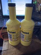 2pk Prestone Stop Leak Synthetic Oil Additive Engine Motor  Repair 12oz Bottles
