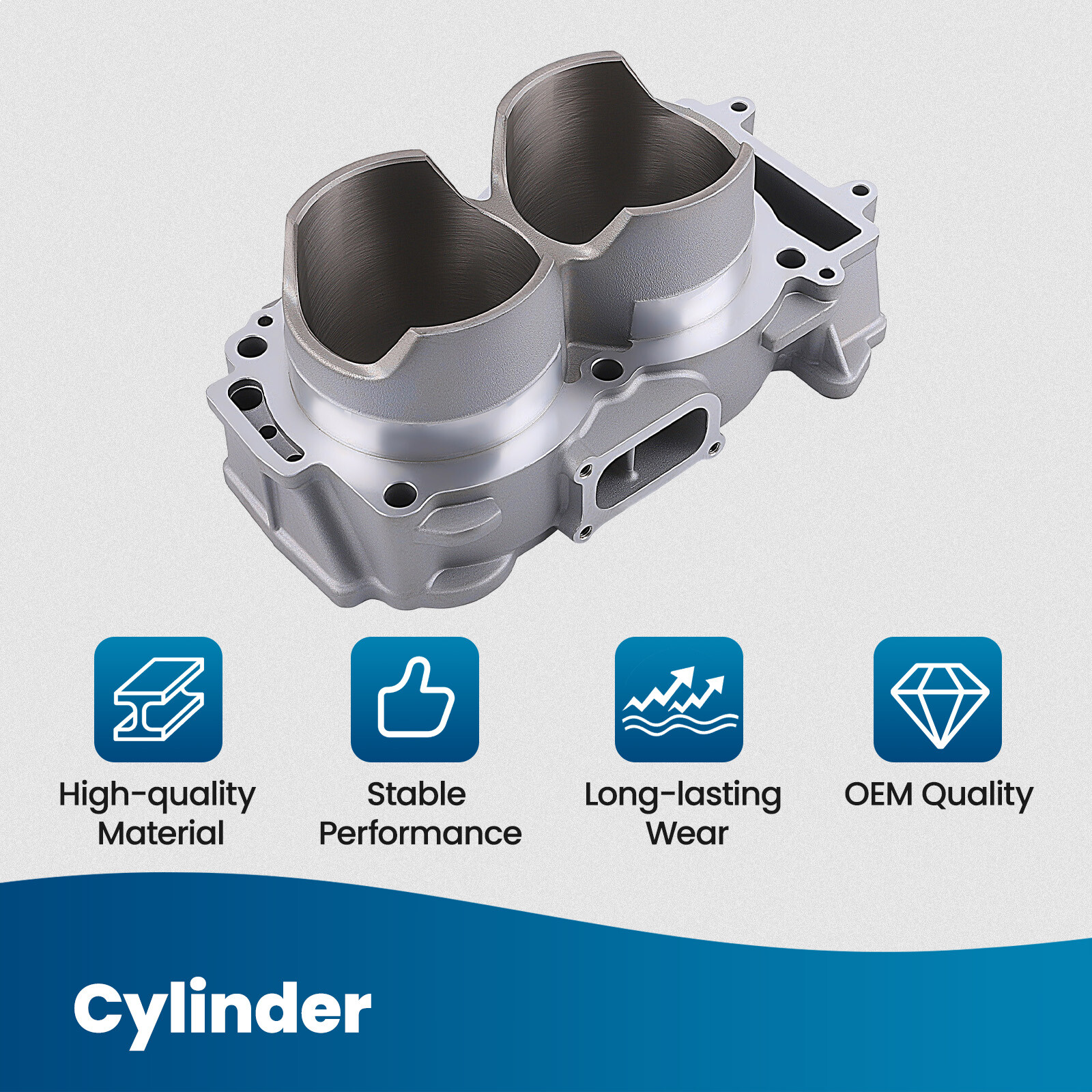 Complete Cylinder For Polaris RZR XP 4 1000 2014-2018 Ranger 900 93mm Bore NEW