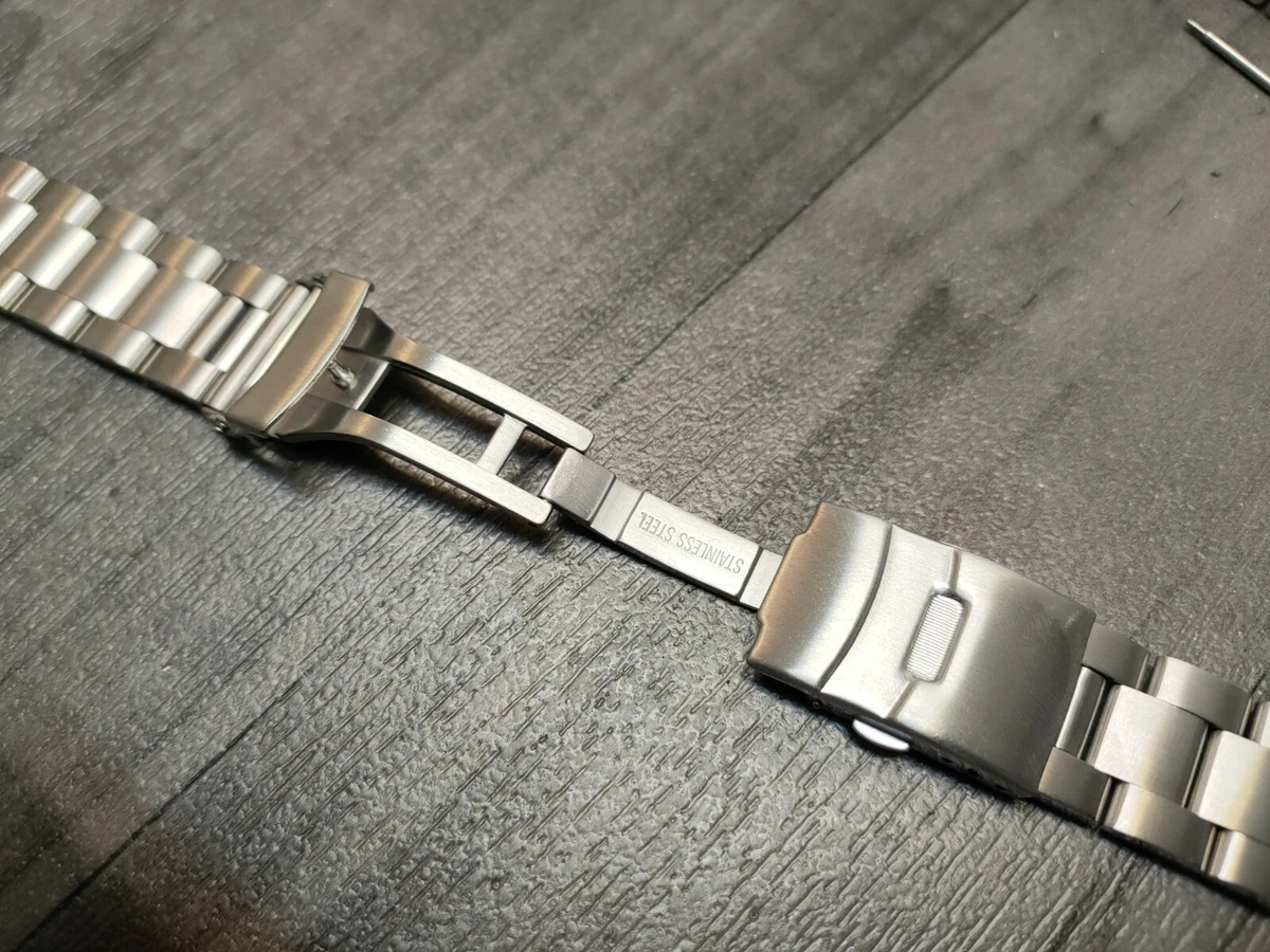 20mm Oyster Stainless Steel Bracelet Watch Strap For Seiko Prospex