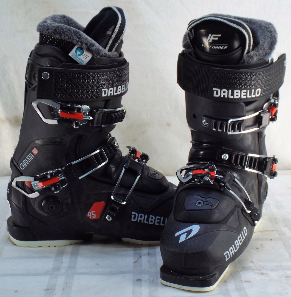 スキー 23-23.5 DALBELLO KRYPTON CHAKRA Dalbello Women's KR Chakra Ski Boot - Dazz Blue Transparent