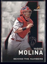 2013 Panini Pinnacle - Yadier Molina Behind The Numbers #BN9