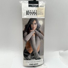 Wolford Unforgettable Knee-Highs Stockings Black Medium Soft Stretchable Comfort