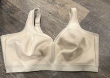 Cacique Unlined Full Coverage No Wire Nude Bra Size 48 DDD